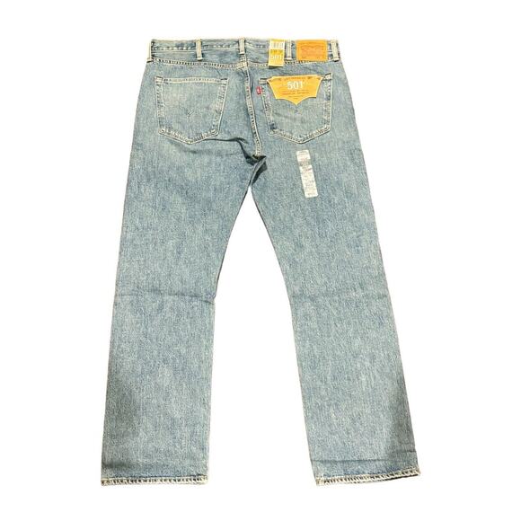 501 Jeans Rare White Oak Cone Denim Straight Leg Made In USA - Picture 2 of 11